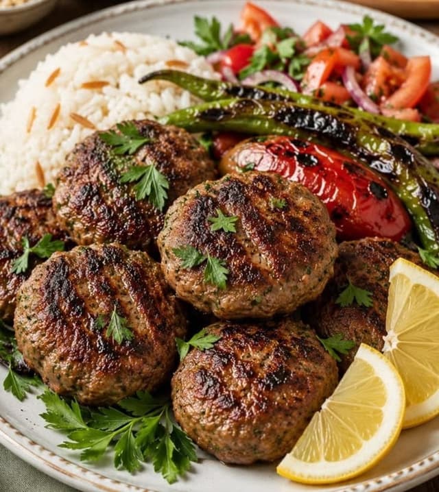 İzgara köfte grilled meatballs at Pide Point, Louisville
