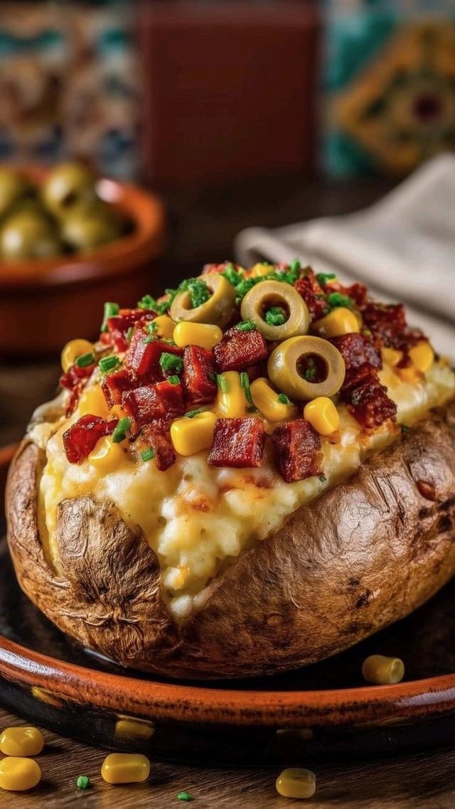Kumpir loaded baked potato at Pide Point, Louisville