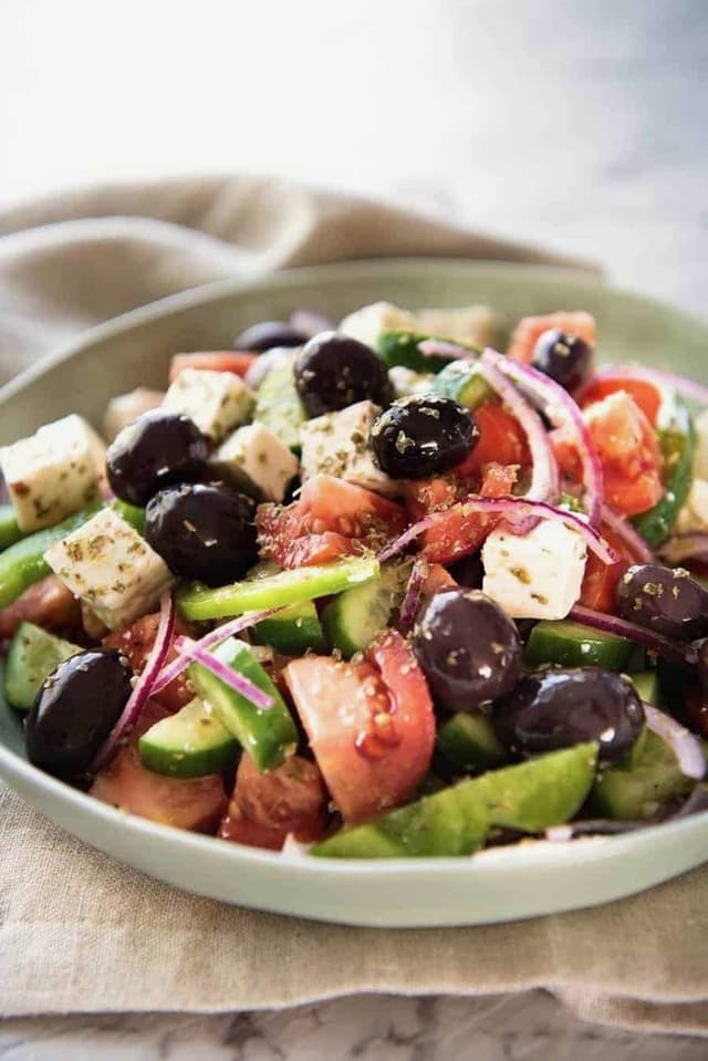 Greek salad at Pide Point, Louisville