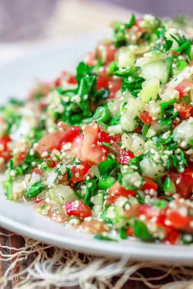 Kısır bulgur salad at Pide Point, Louisville