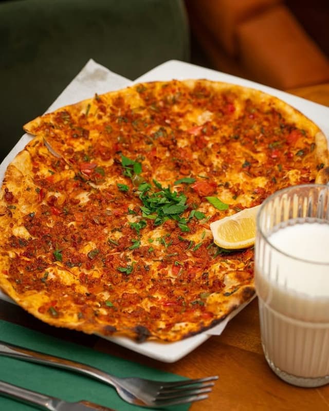 Iraqi style lahmacun at Pide Point, Louisville
