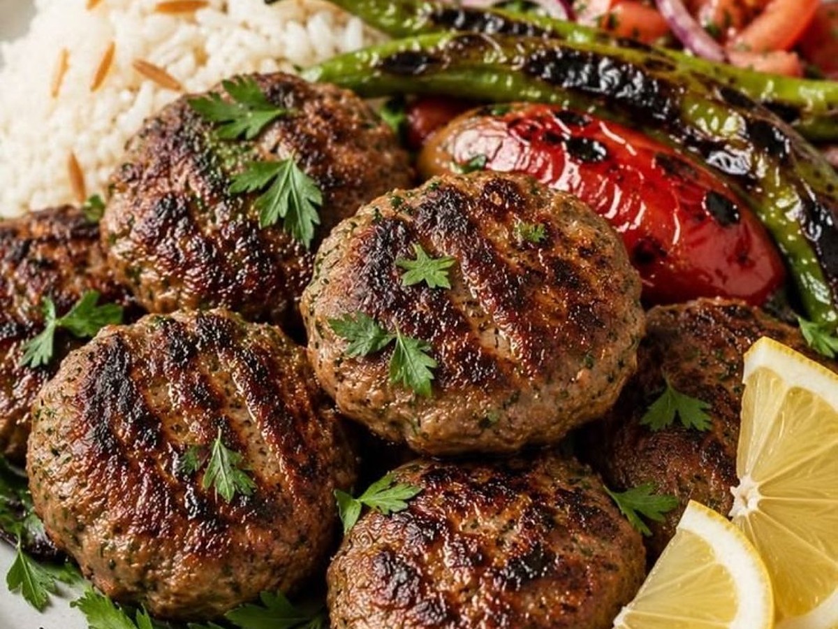 İzgara köfte grilled meatballs at Pide Point, Louisville