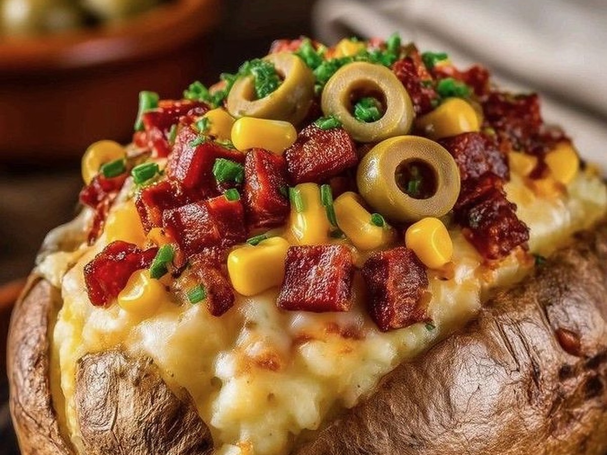 Kumpir loaded baked potato at Pide Point, Louisville