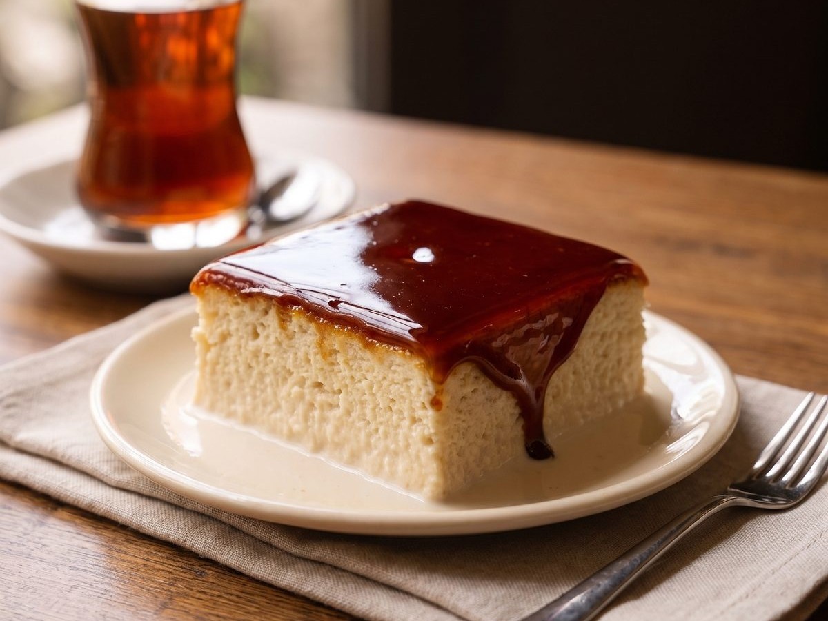 Trileçe three-milk cake at Pide Point, Louisville