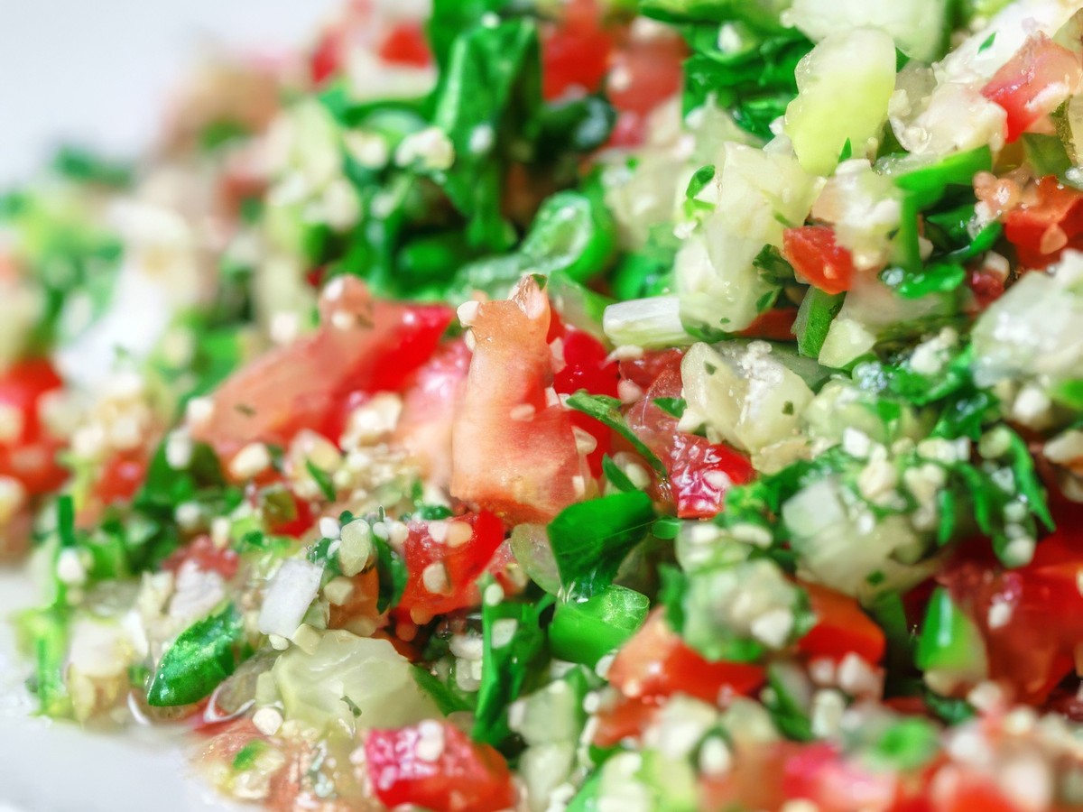 Kısır bulgur salad at Pide Point, Louisville