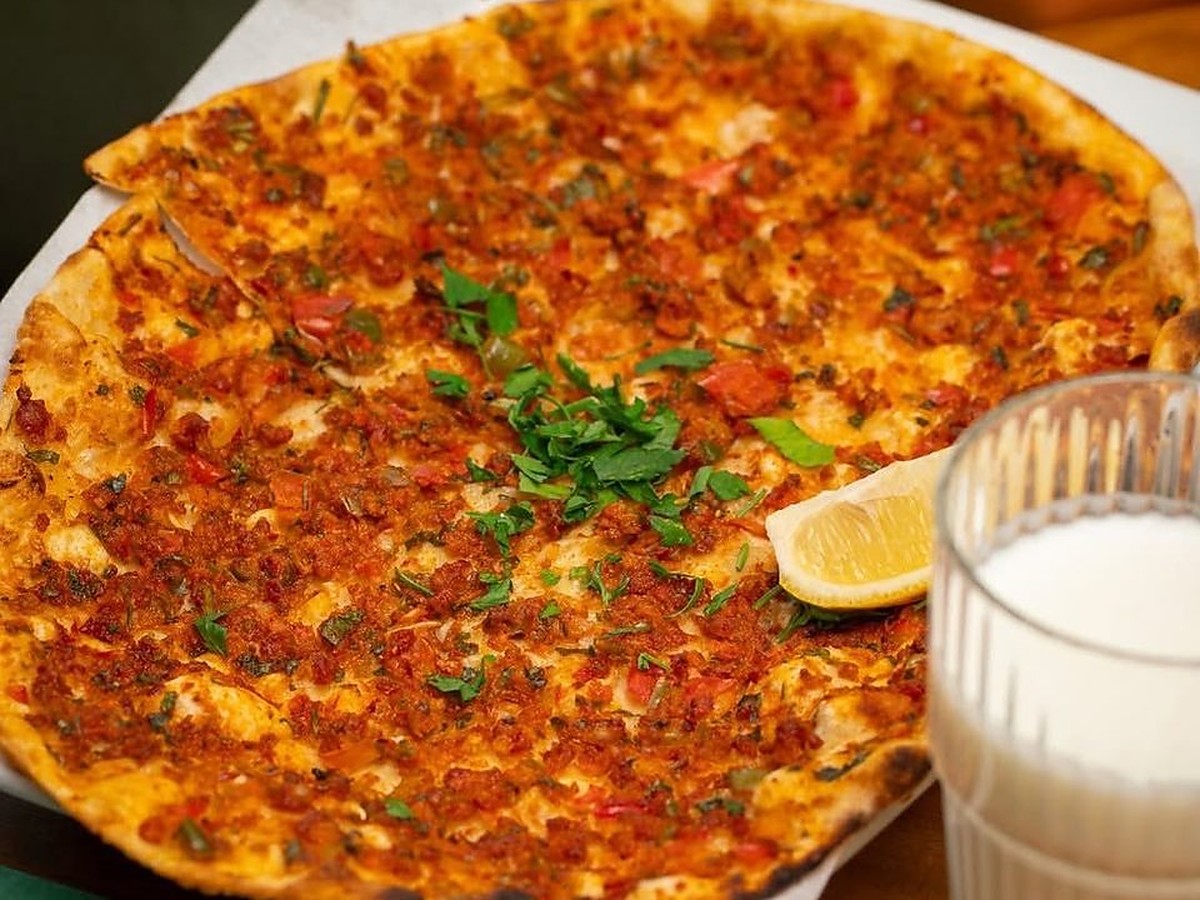 Iraqi style lahmacun at Pide Point, Louisville